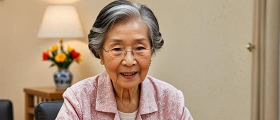 Pirmasis močiutės susitikimas su automatiniu Mahjong stalu užfiksuoja širdis visame pasaulyje